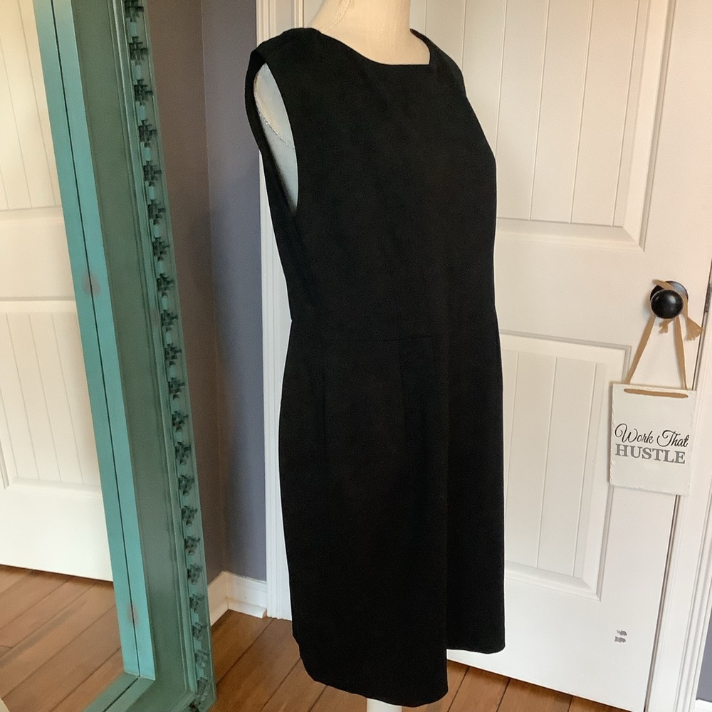 LOFT Classic Black Midi Dress - Picture 3 of 6
